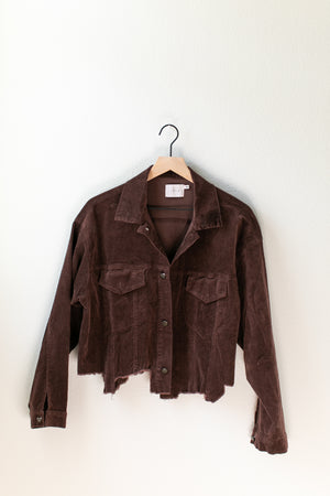 Hayley Distressed Corduroy Jacket