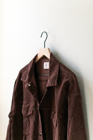 Hayley Distressed Corduroy Jacket