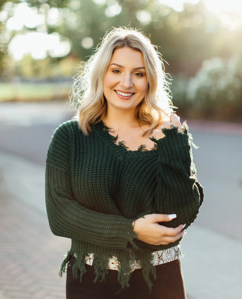 Brandy Distressed Sweater