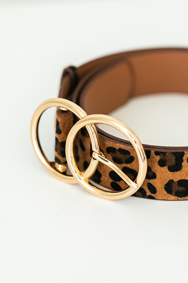 Trista Leopard Belt