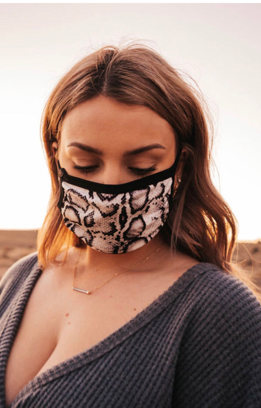 Snakeskin Face Mask